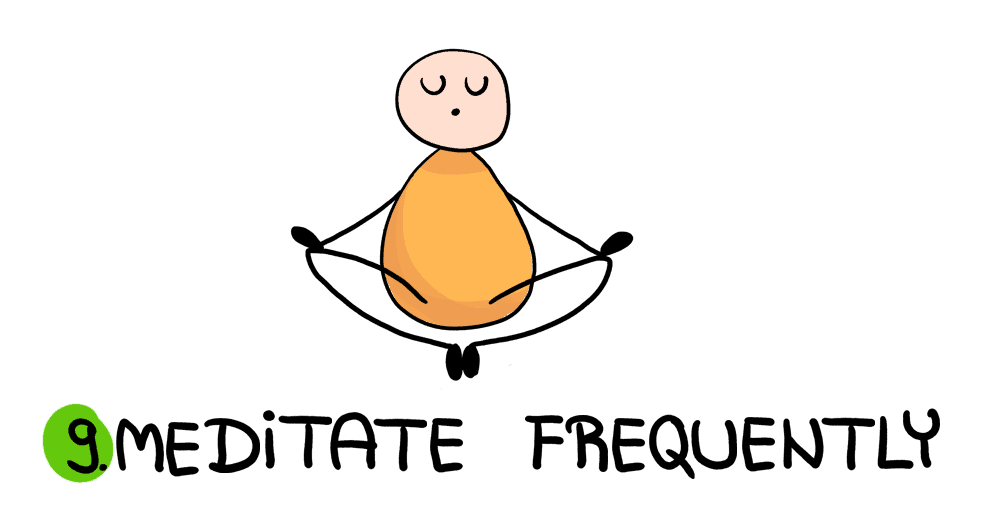 start to meditate