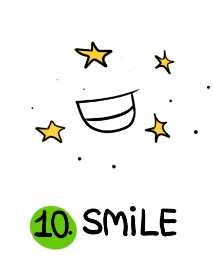 smile more often