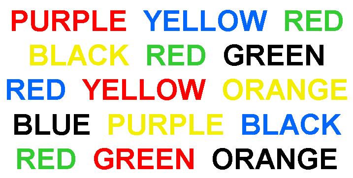 research paper on stroop effect