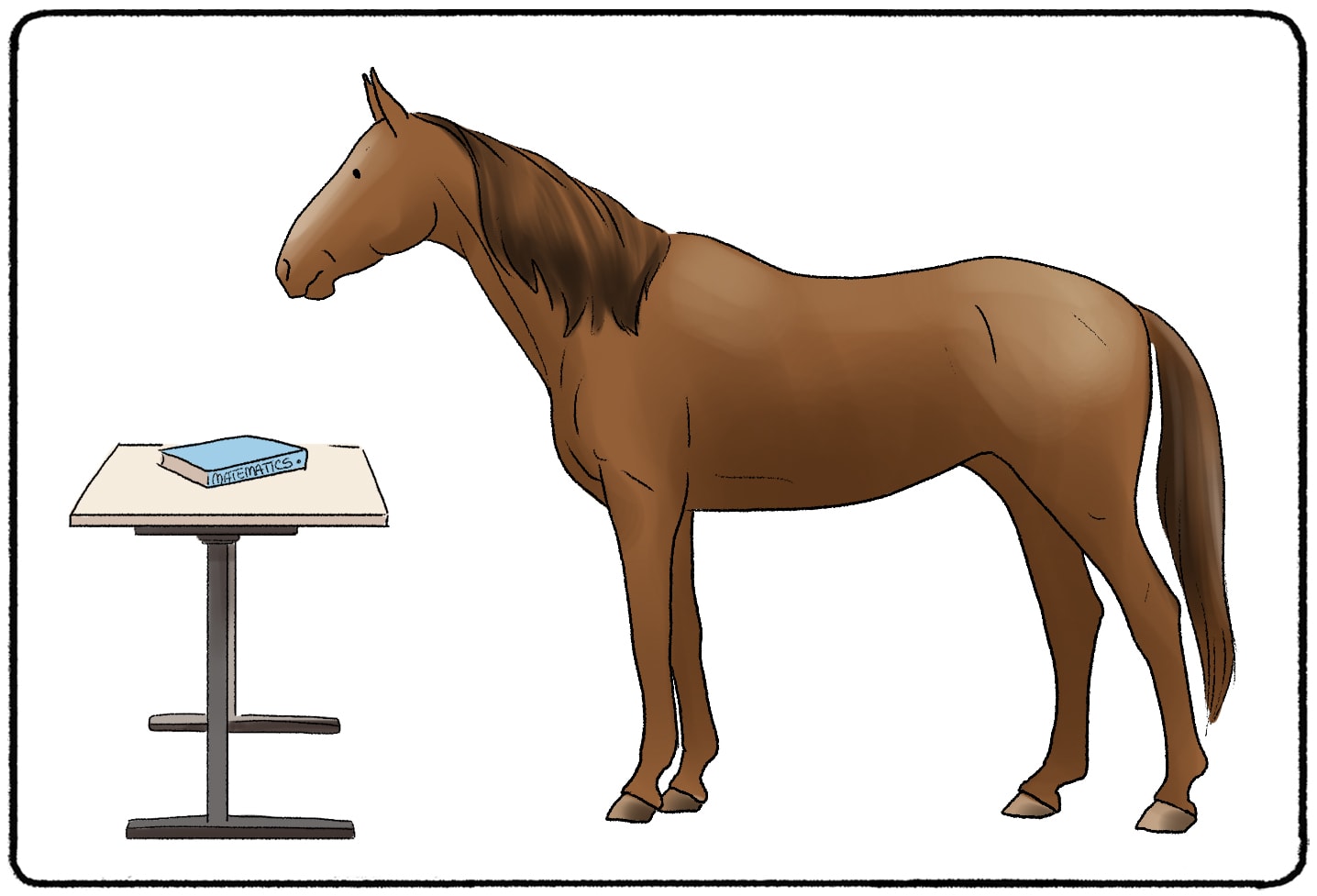 horse being used in the Clever Hans Effect