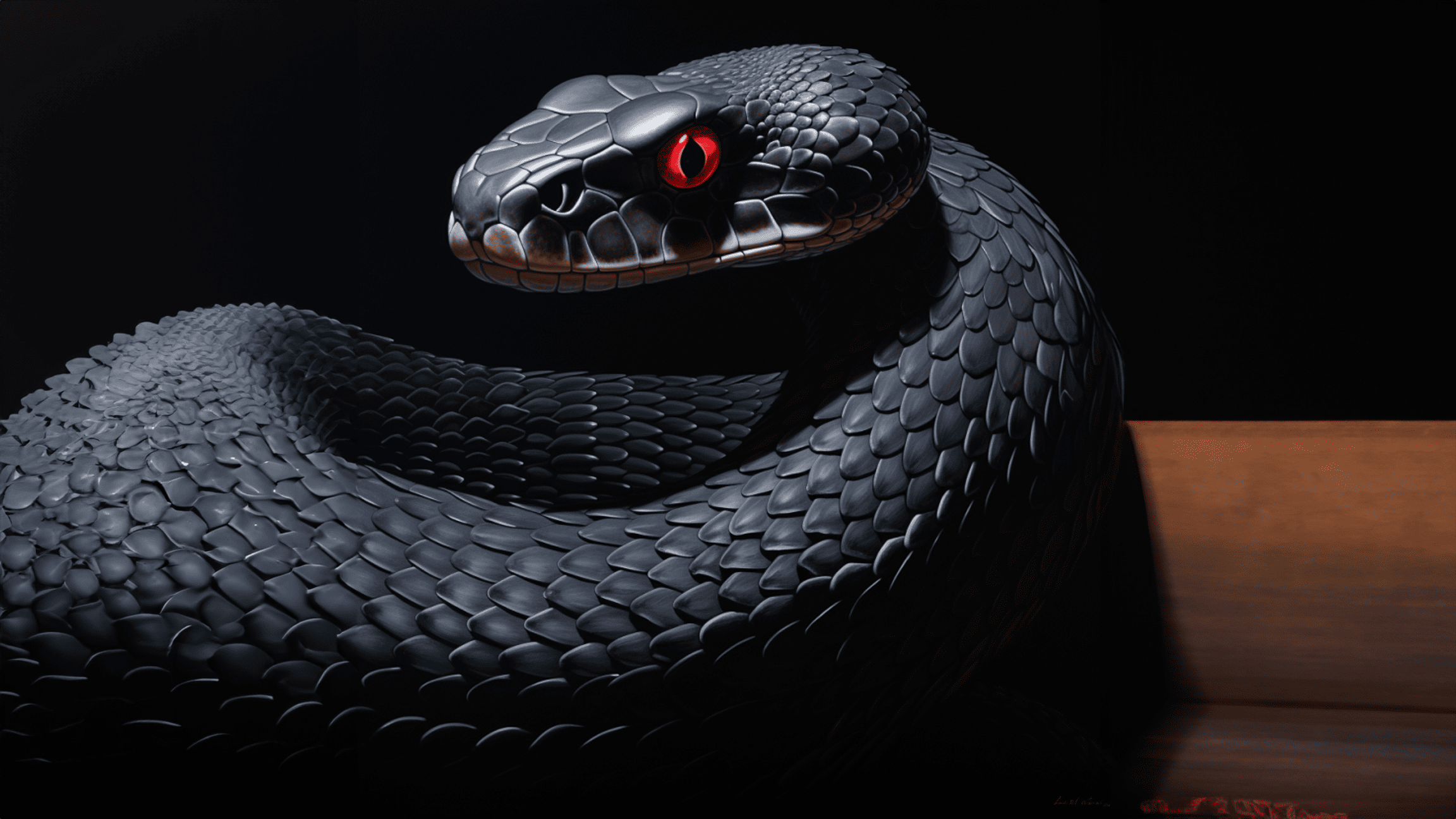black python wallpaper