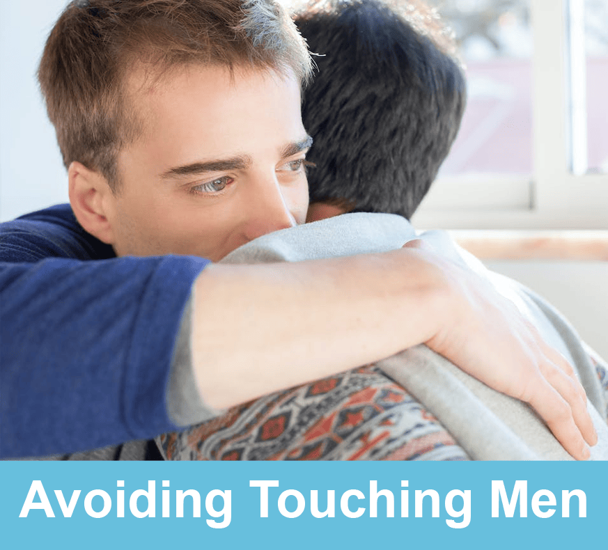 avoiding touching men