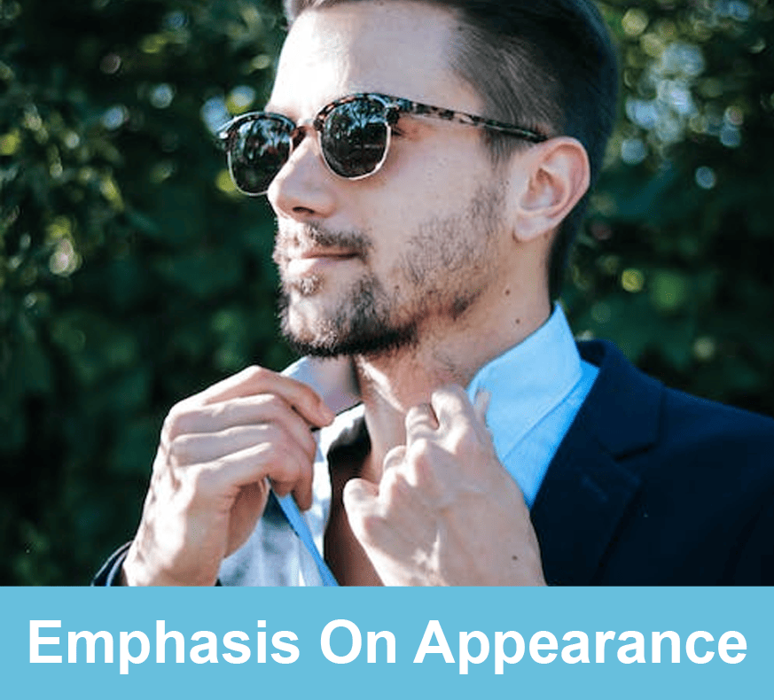 emphasis on appearance