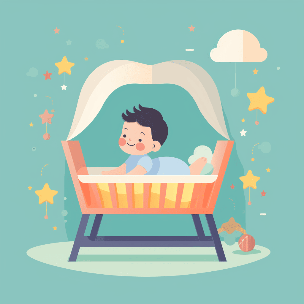 baby in a crib