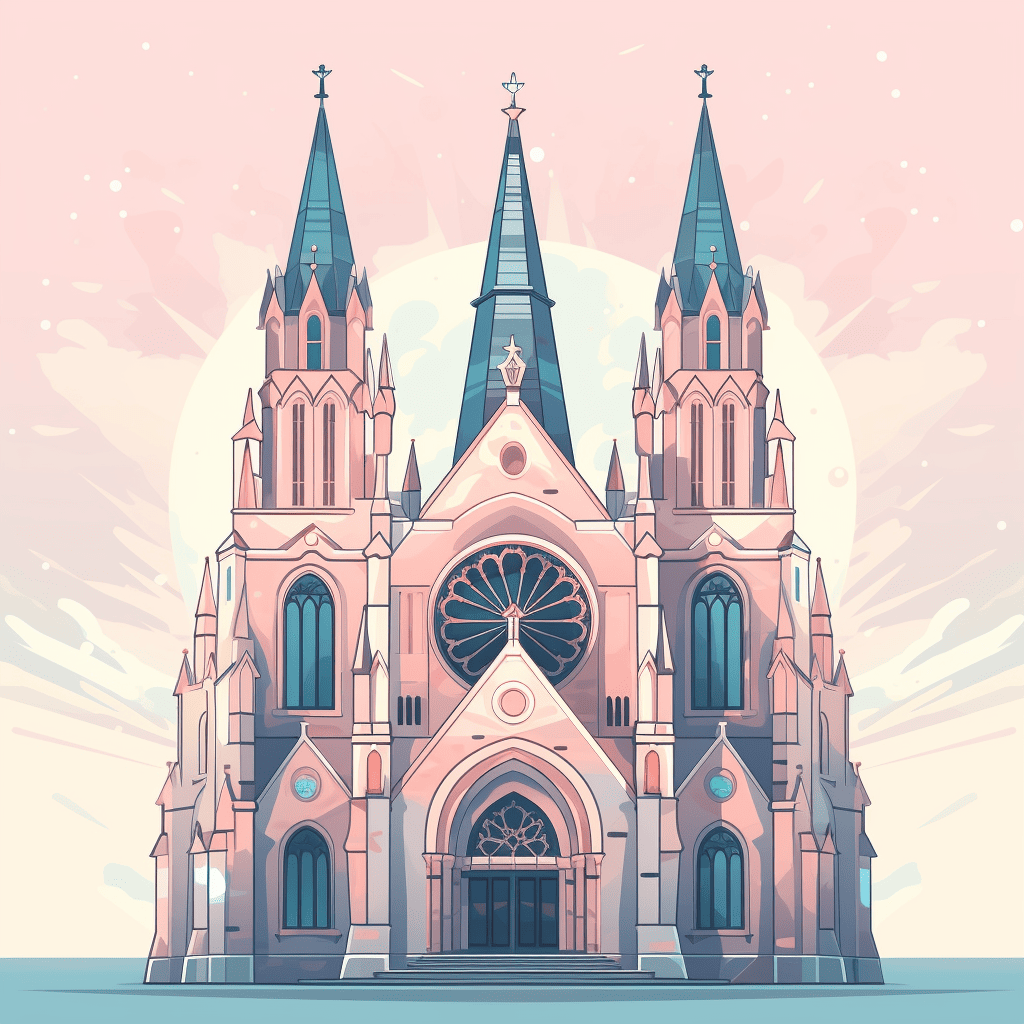 illustration of a cathedral