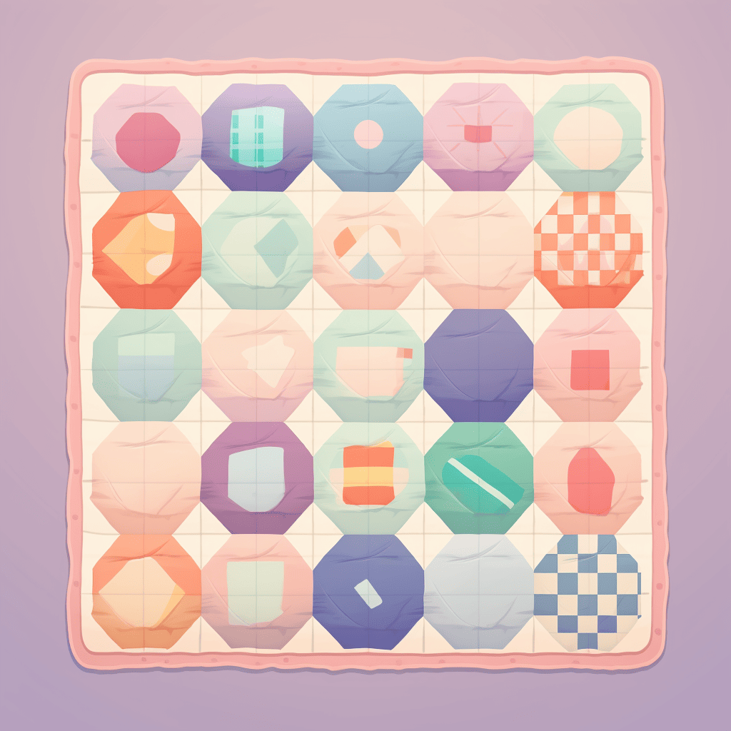 illustration of a quilt