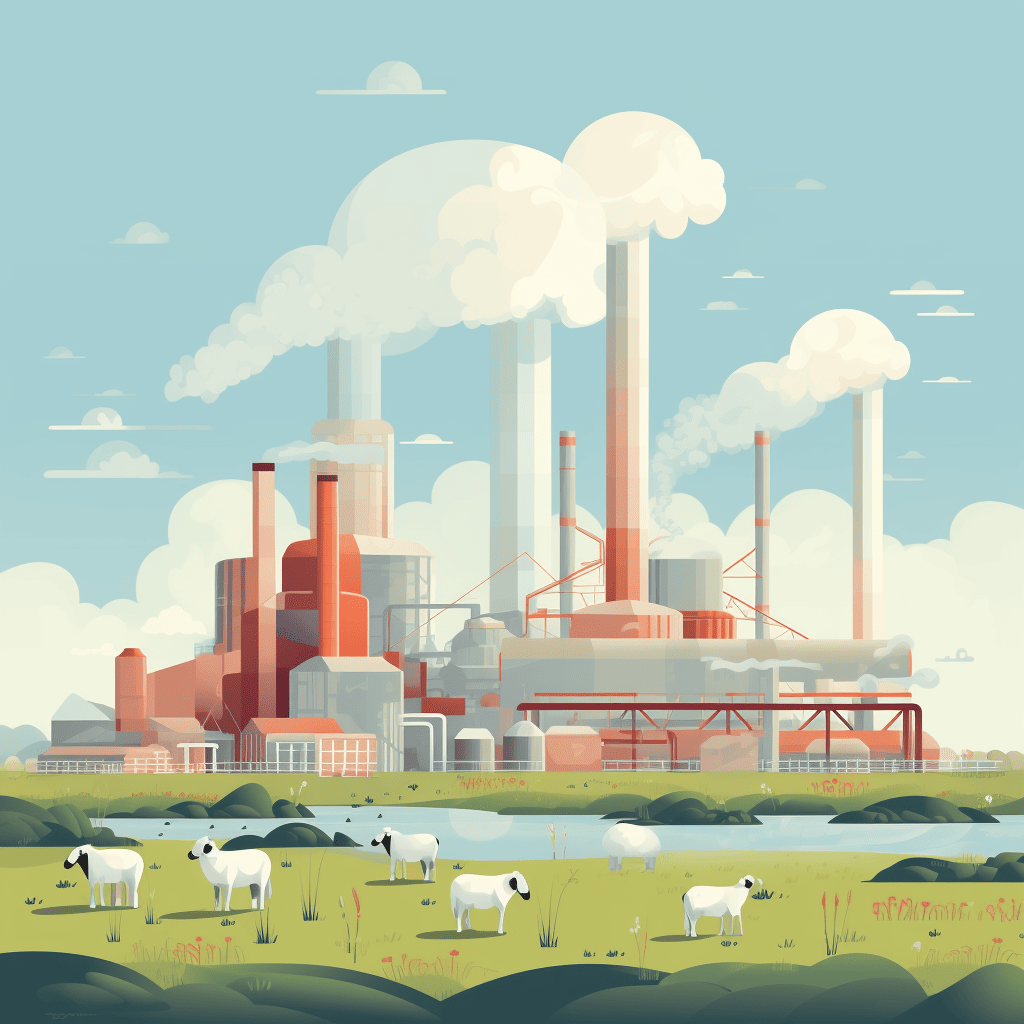 factory and farm