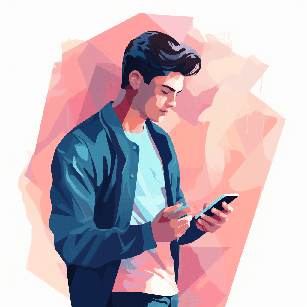 guy on his phone