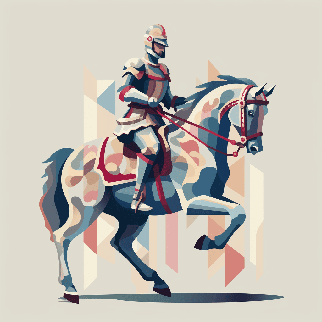 illustration of a knight