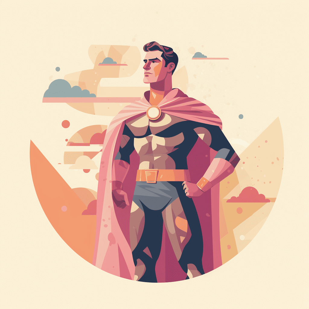 man in a cape