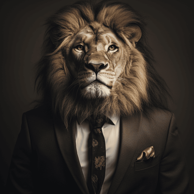 a lion in leadership