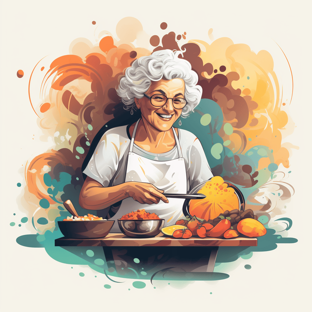 grandma cooking