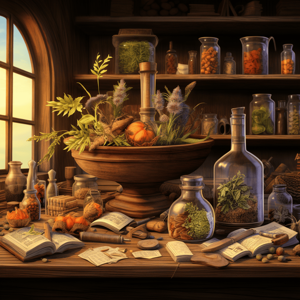 herbalist table