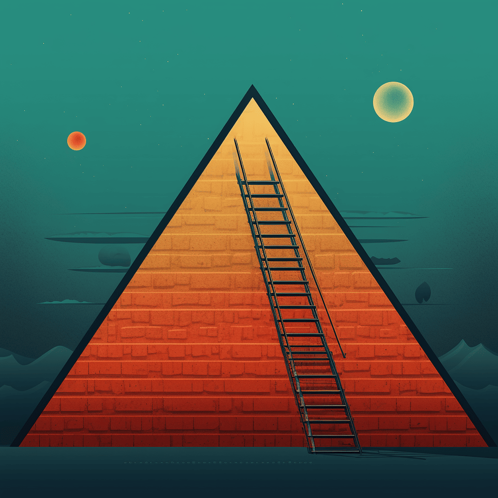 pyramid and ladder