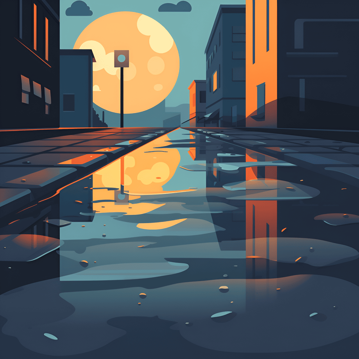 rainy street