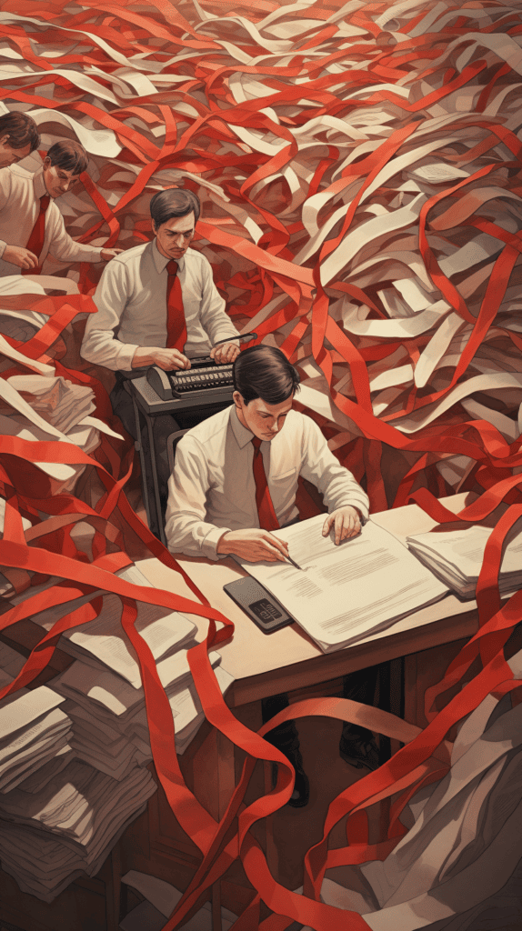 red office tape