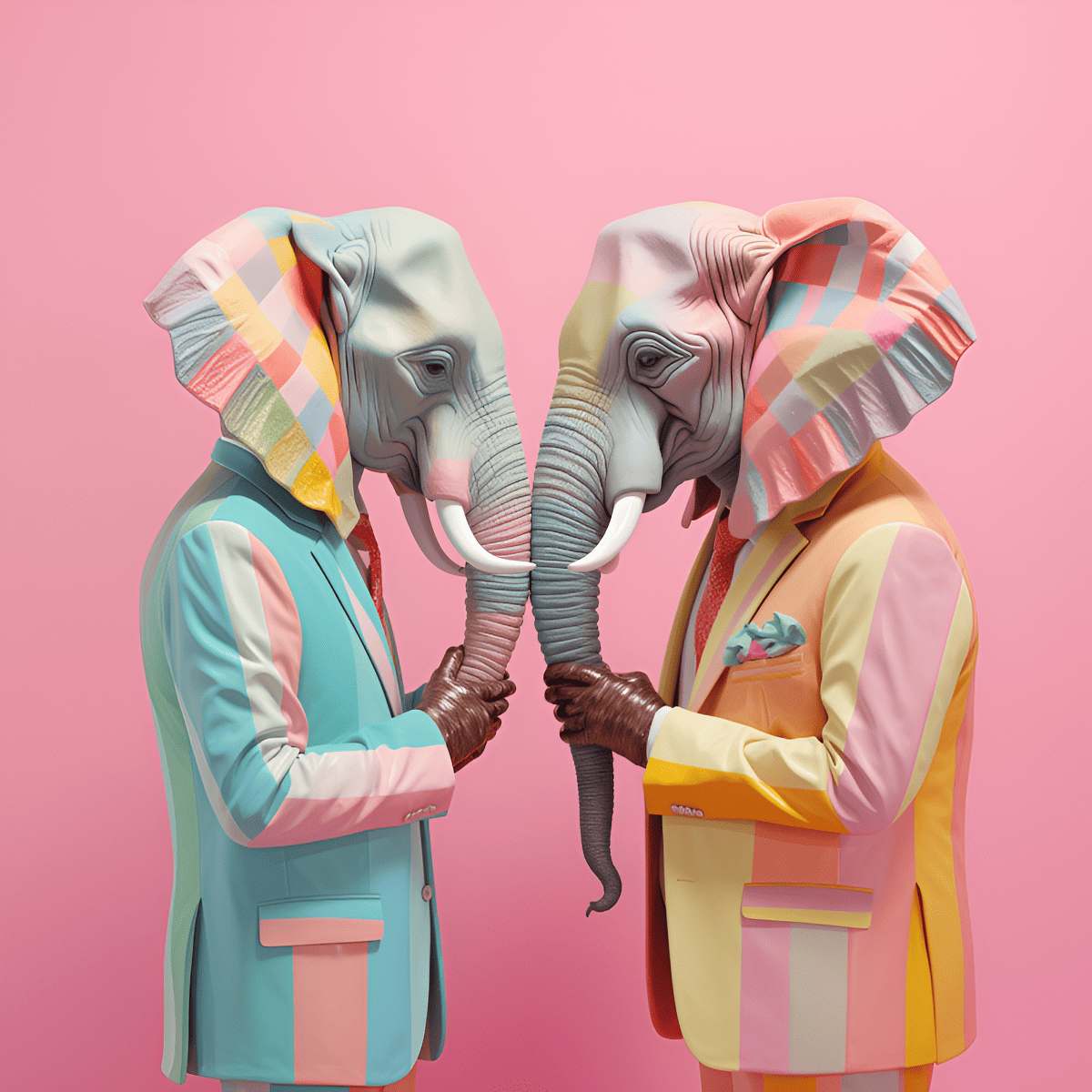 Elephants talking