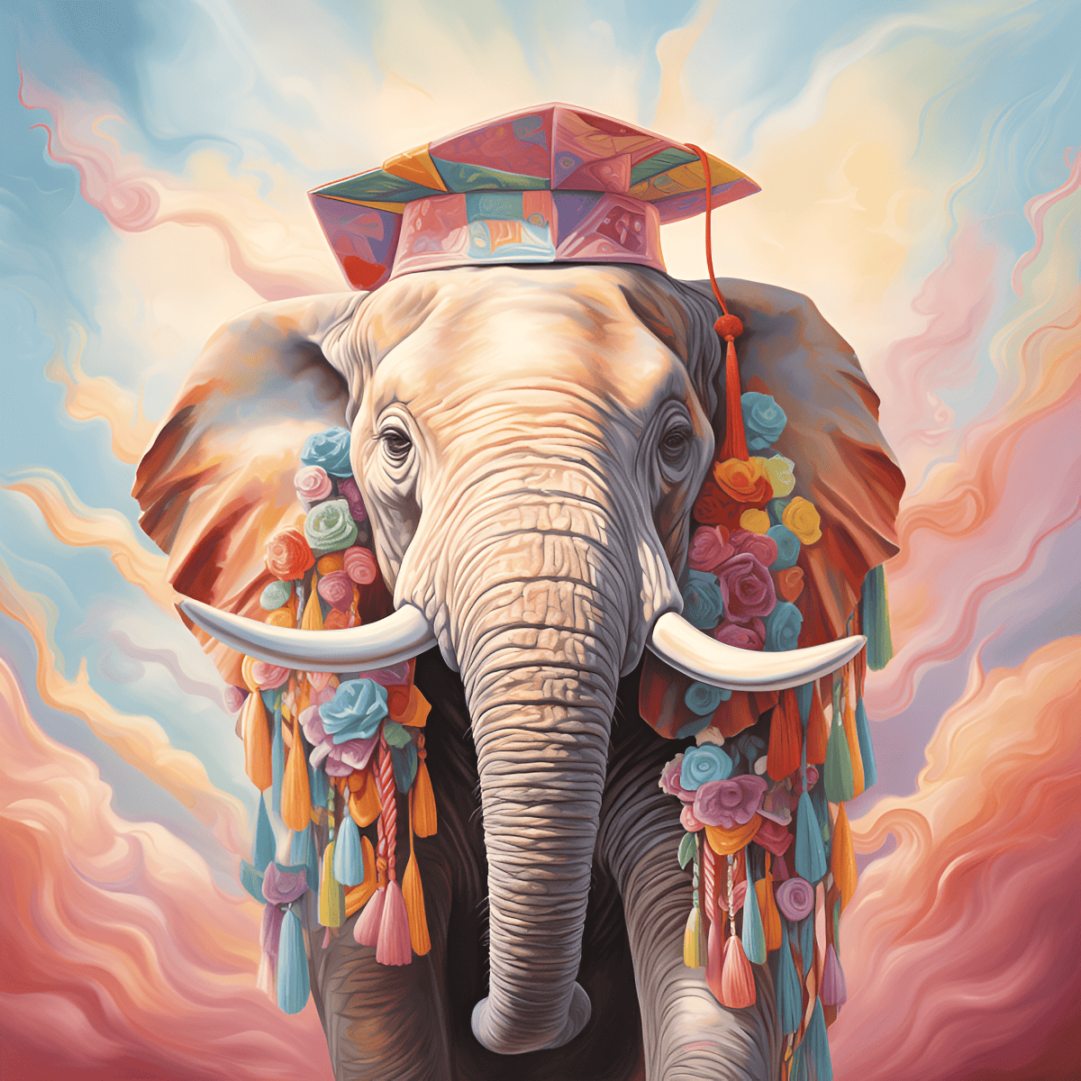 a dreamy elephant