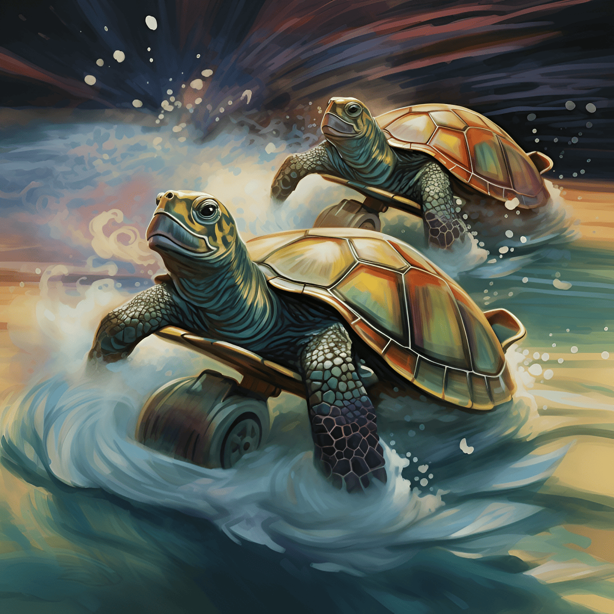 turtles racing